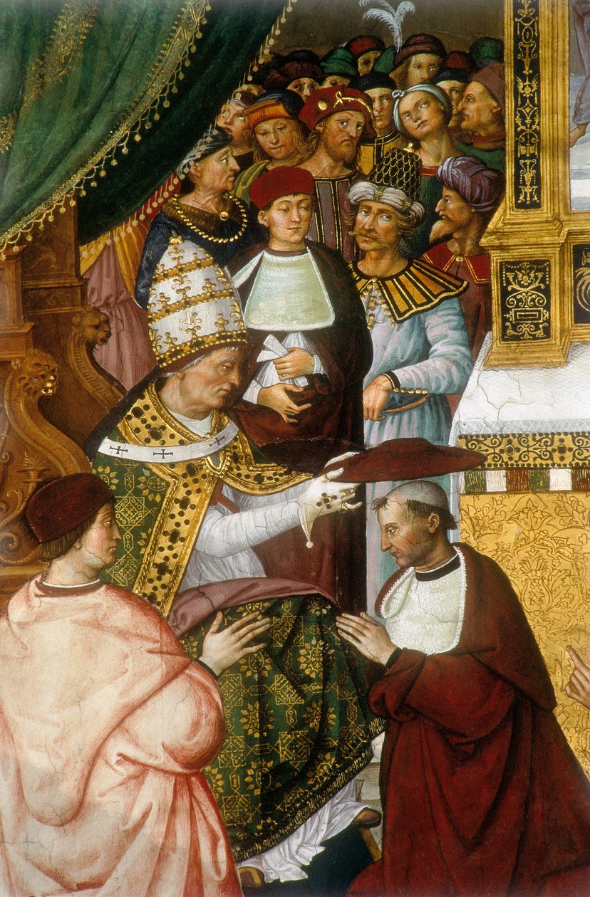 Vie du pape Pio (Pie) II (Enea Silvio Piccolomini af Bernardino di Betto Pinturicchio