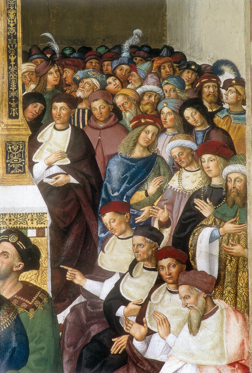 Vie du pape Pio (Pie) II (Enea Silvio Piccolomini af Bernardino di Betto Pinturicchio