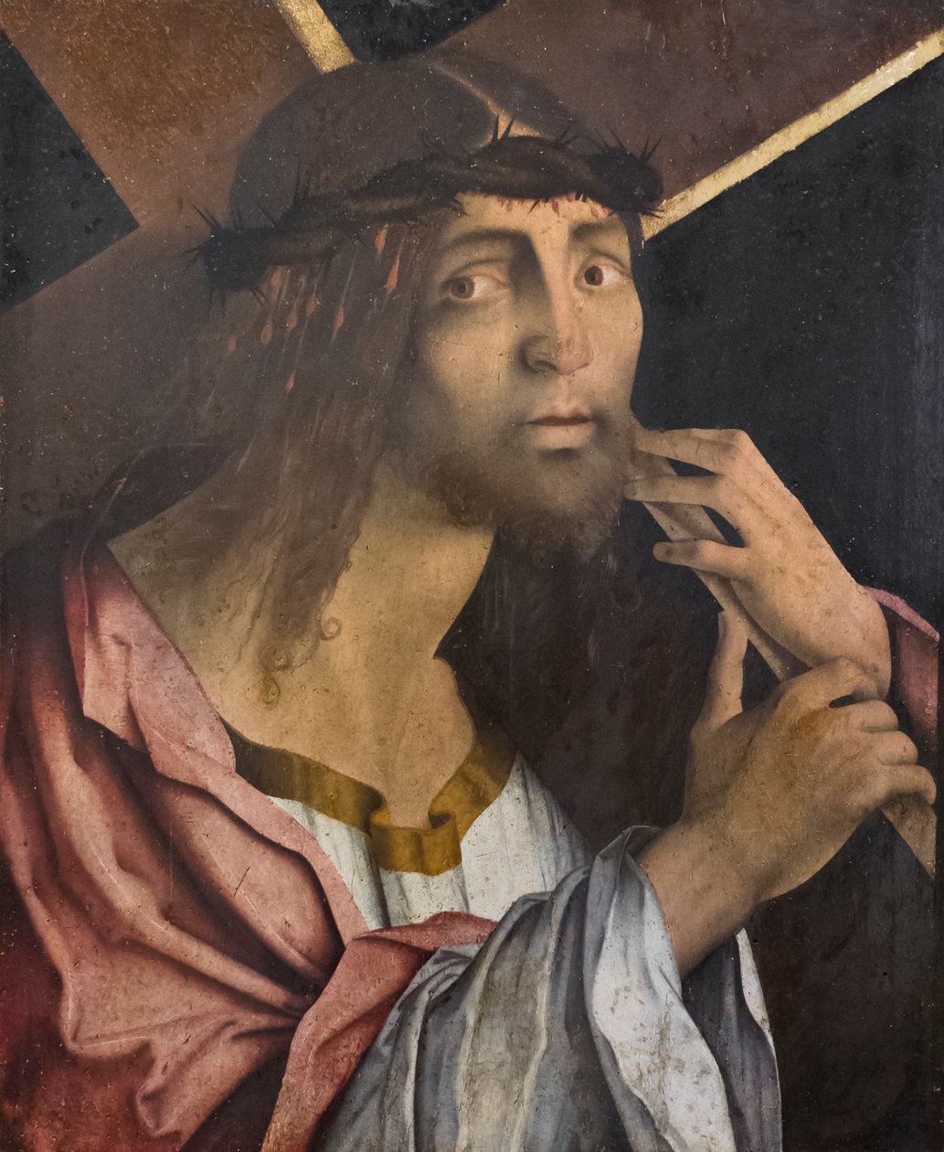 Kristus bærer korset, slutningen af det 15. århundrede af Bernardino di Bosio Zaganelli