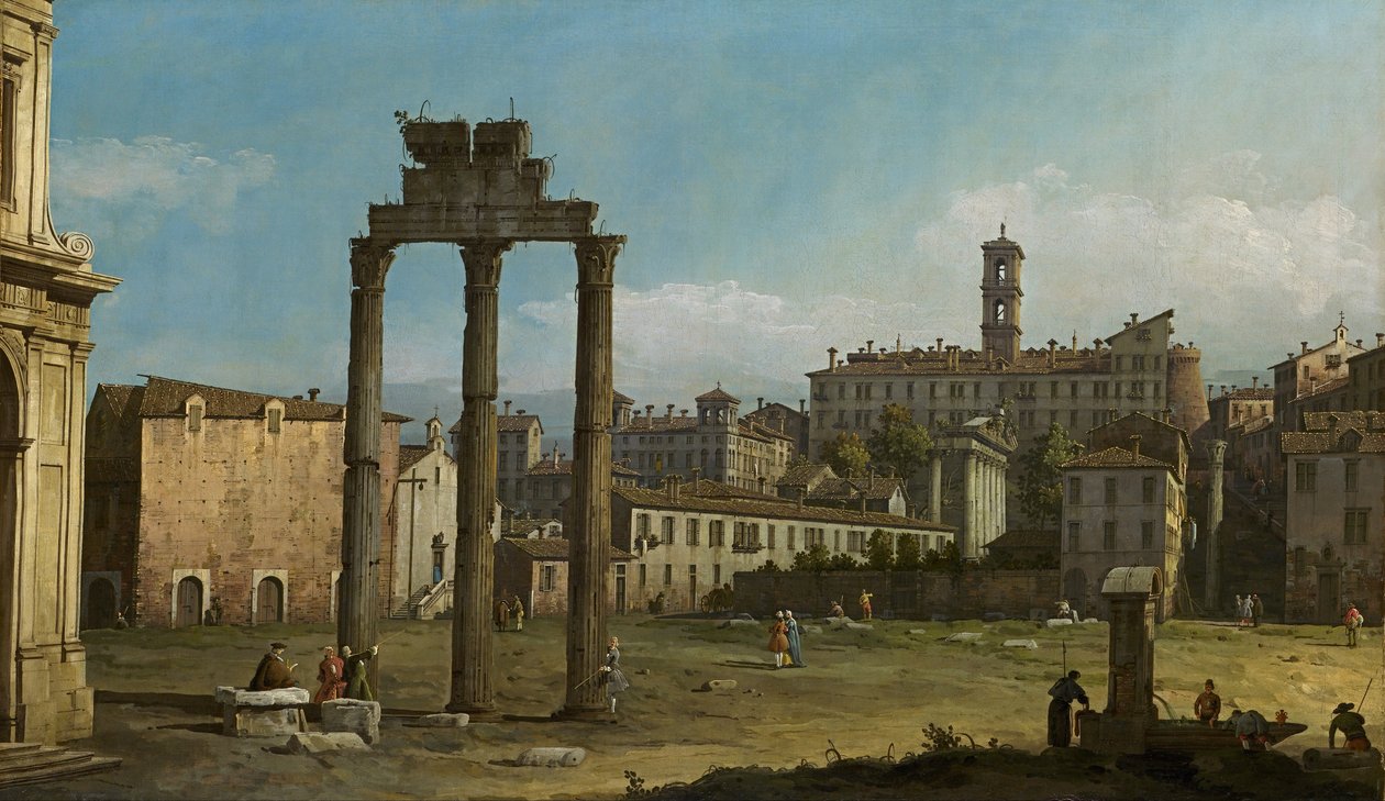 Forumets ruiner, Rom af Bernardo Bellotto