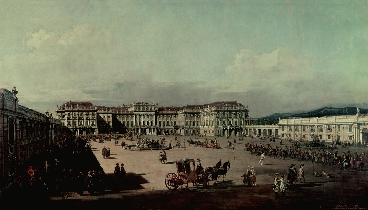 Schloss Schonbrunn, 1759-60 af Bernardo Bellotto