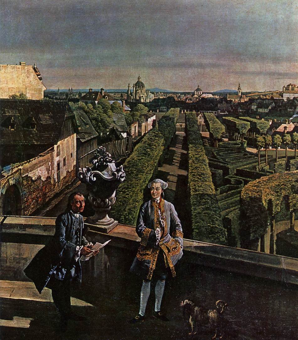 Wien, Panorama fra Palais Kaunitz af Bernardo Bellotto