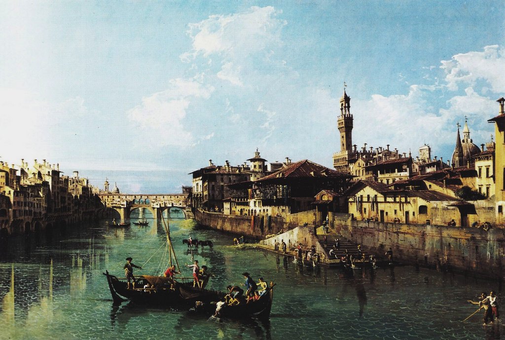 piazza darno, samling. privat af Bernardo Bellotto