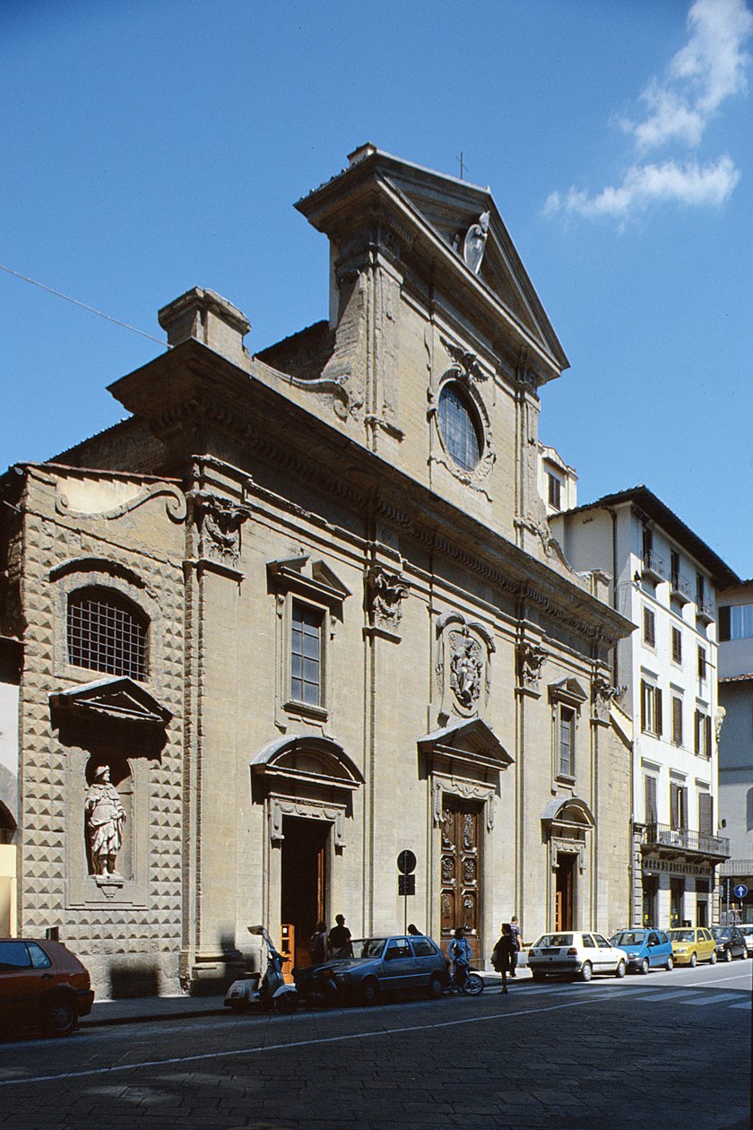 Facaden af Santa Trinita, 1593 af Bernardo Buontalenti