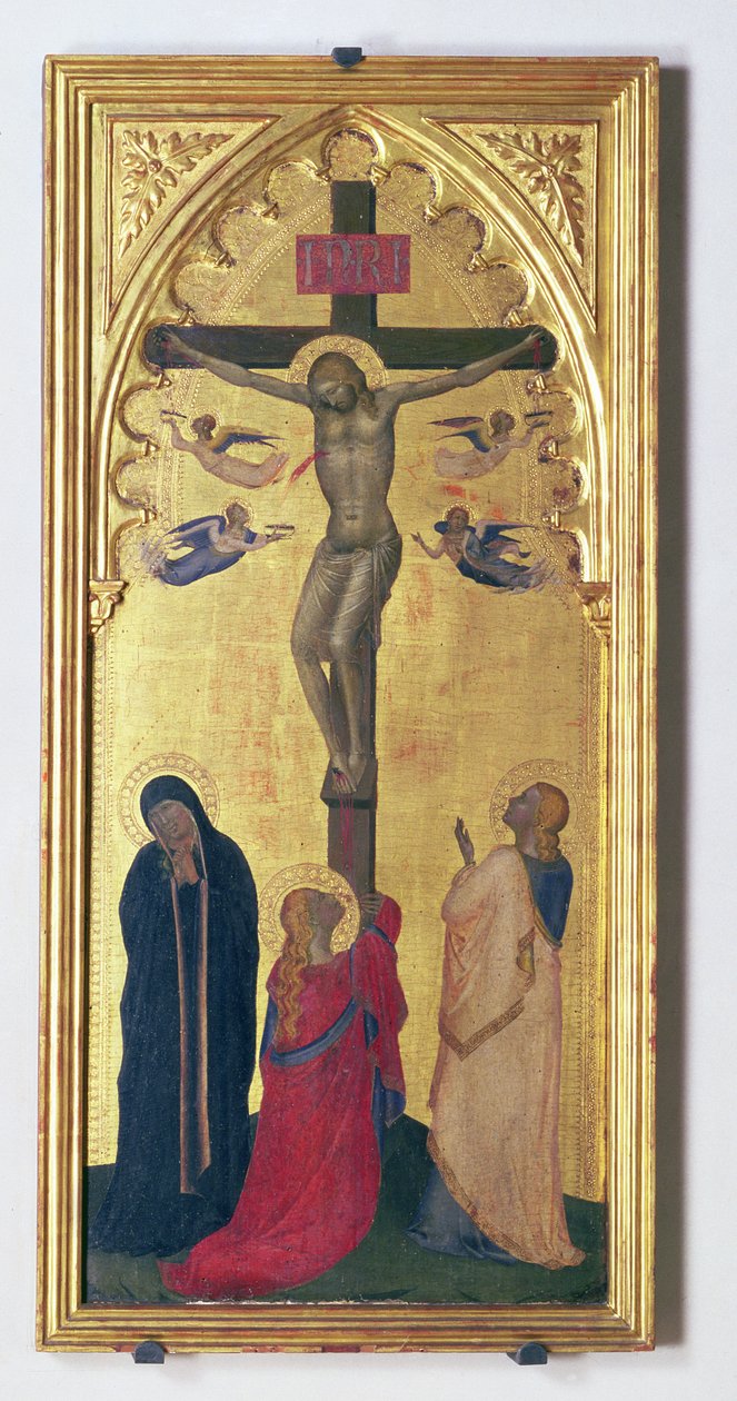 Korsfæstelse (tempera på panel) af Bernardo Daddi