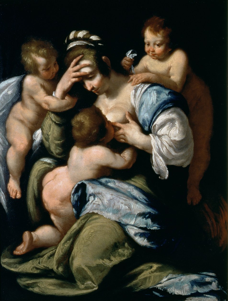 Velgørenhed af Bernardo Strozzi