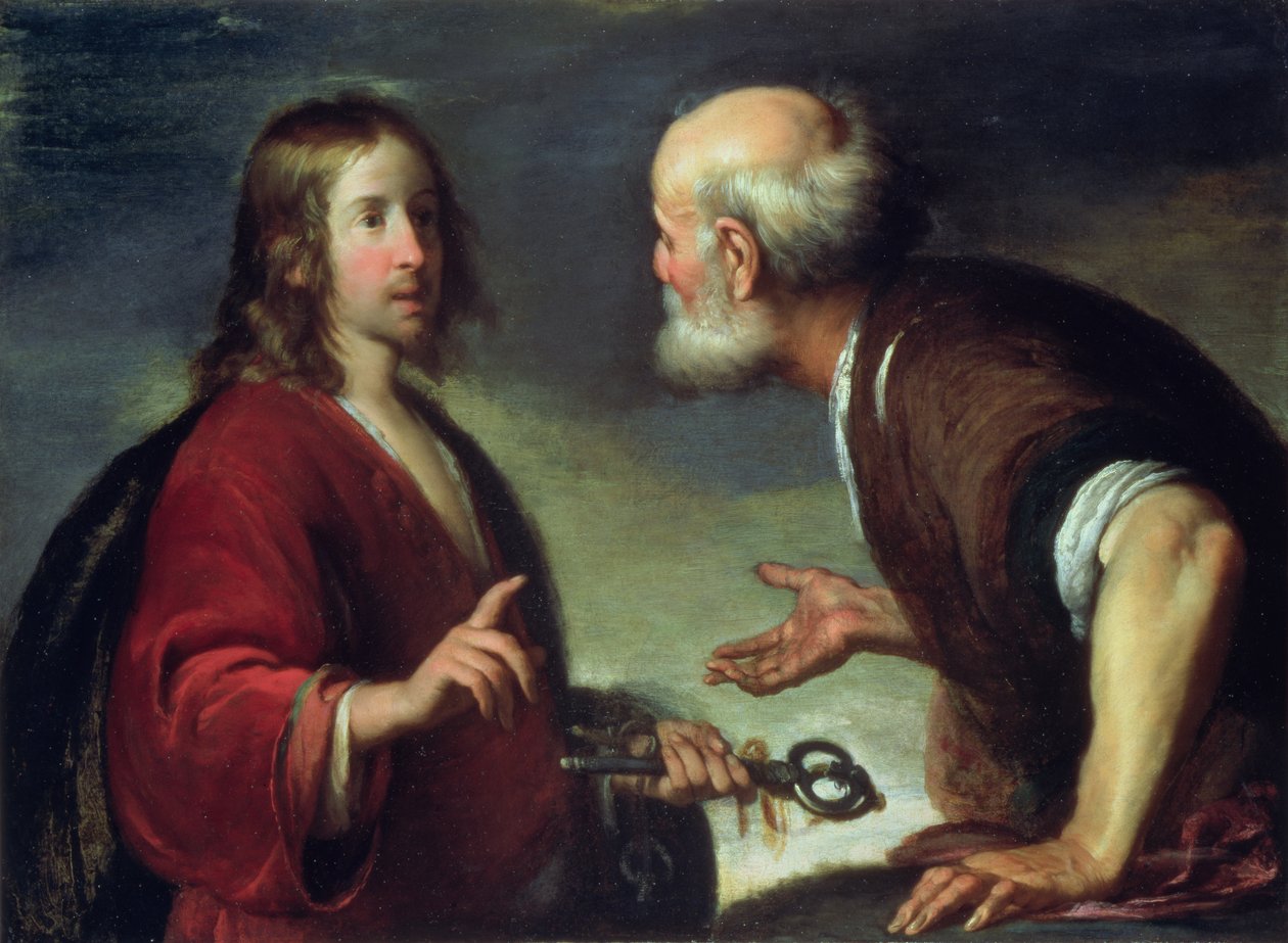Udleveringen af nøglerne til Sankt Peter af Bernardo Strozzi