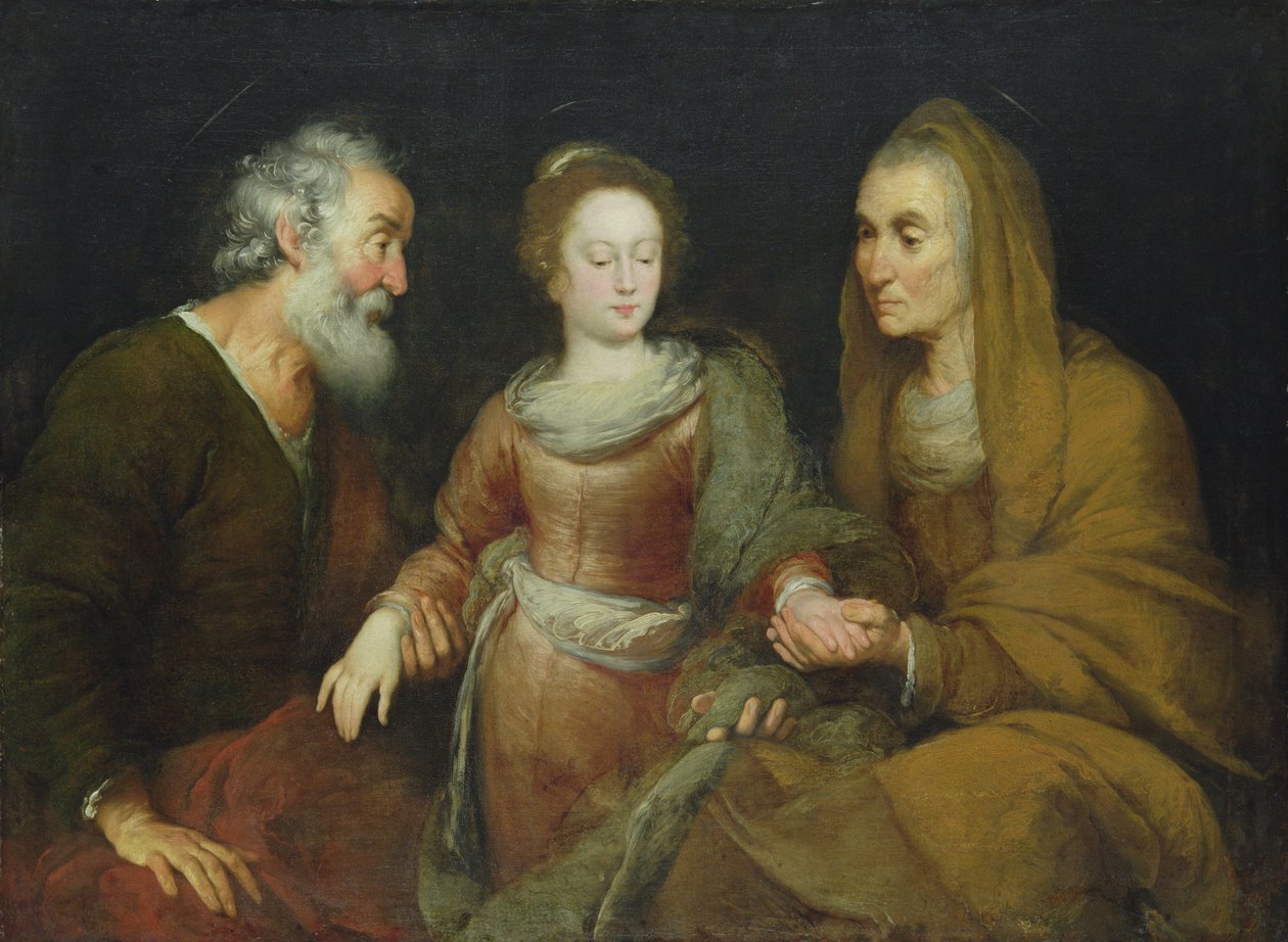 Marias opdragelse af Bernardo Strozzi