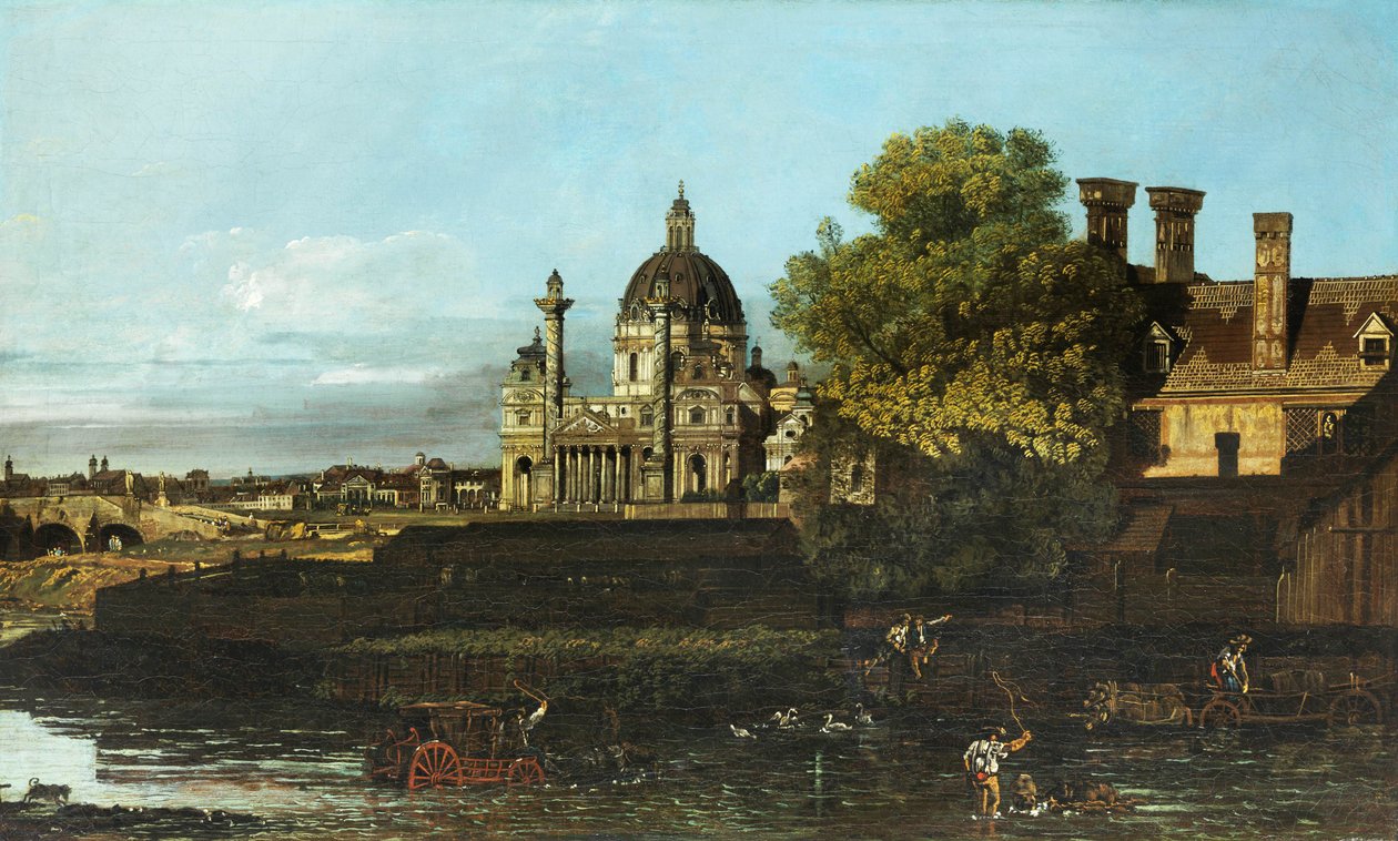 Bernardo Bellotto Wien Karlskirche af Bernardo Bellotto