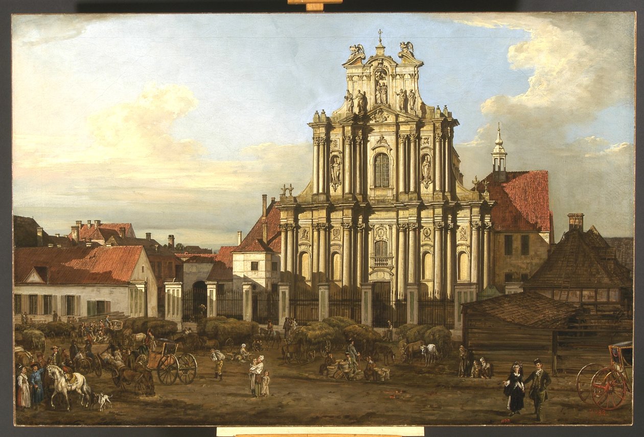 Visitandinernes Kirke, Warszawa, Polen af Bernardo Bellotto