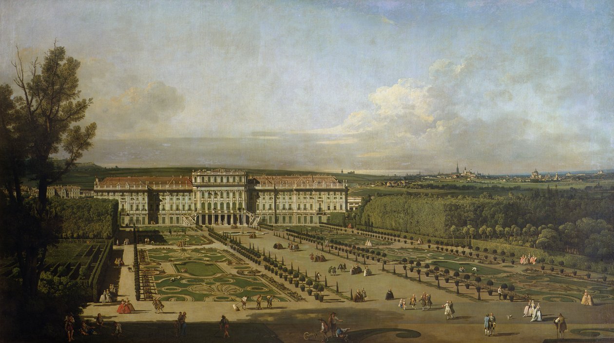 Schönbrunn Slot og haver, 1759-61 af Bernardo Bellotto