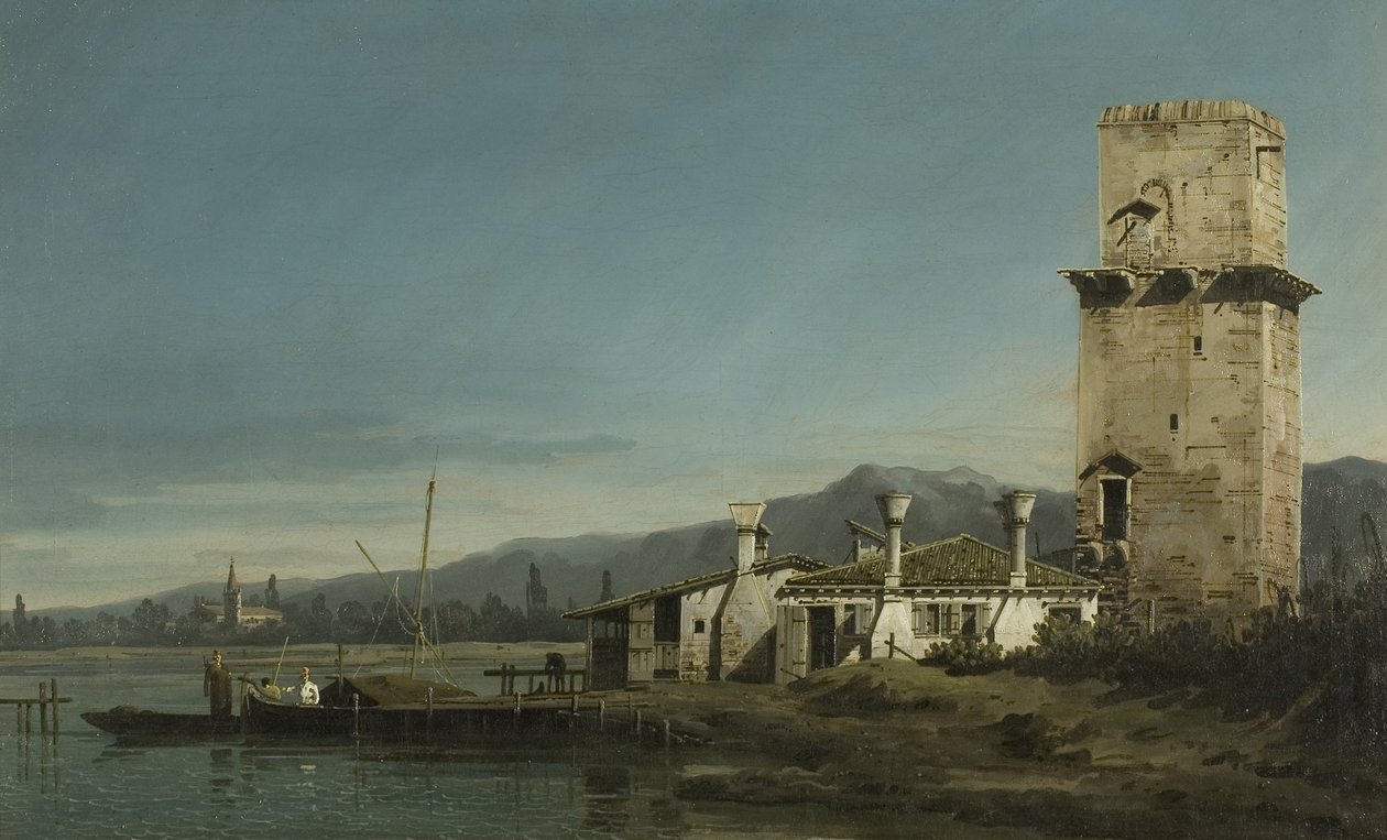 Tårnet af Marghera af Bernardo Bellotto