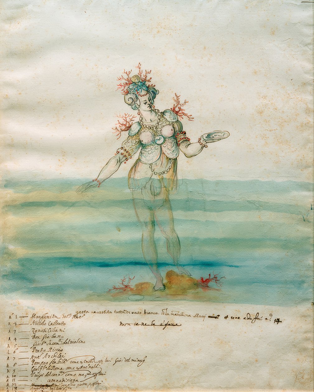 Havnymfe af Bernardo Buontalenti