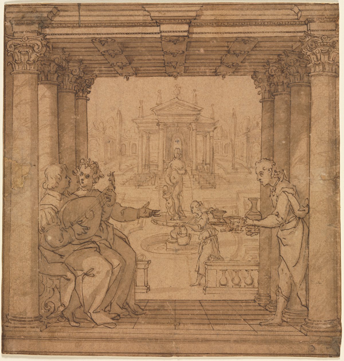 Illustration fra Torquato Tassos Gerusalemme Liberata af Bernardo Castello