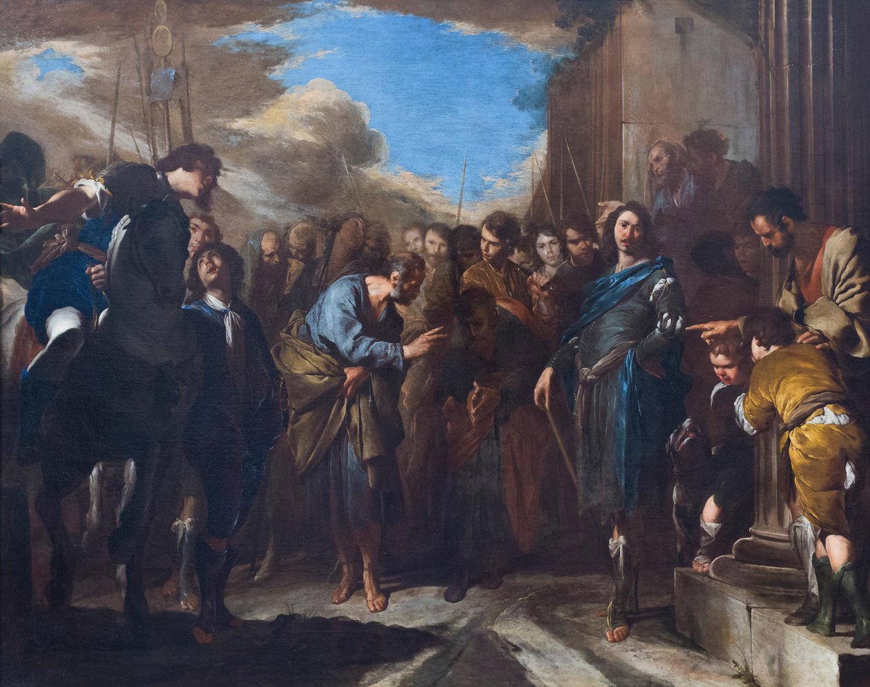 Afskeden af st. Peter og st. Paul af Bernardo Cavallino