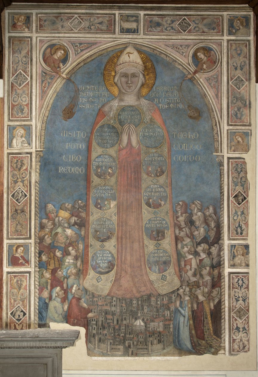 Madonna of Mercy Madonna of Mercy, 1342 af Bernardo Daddi