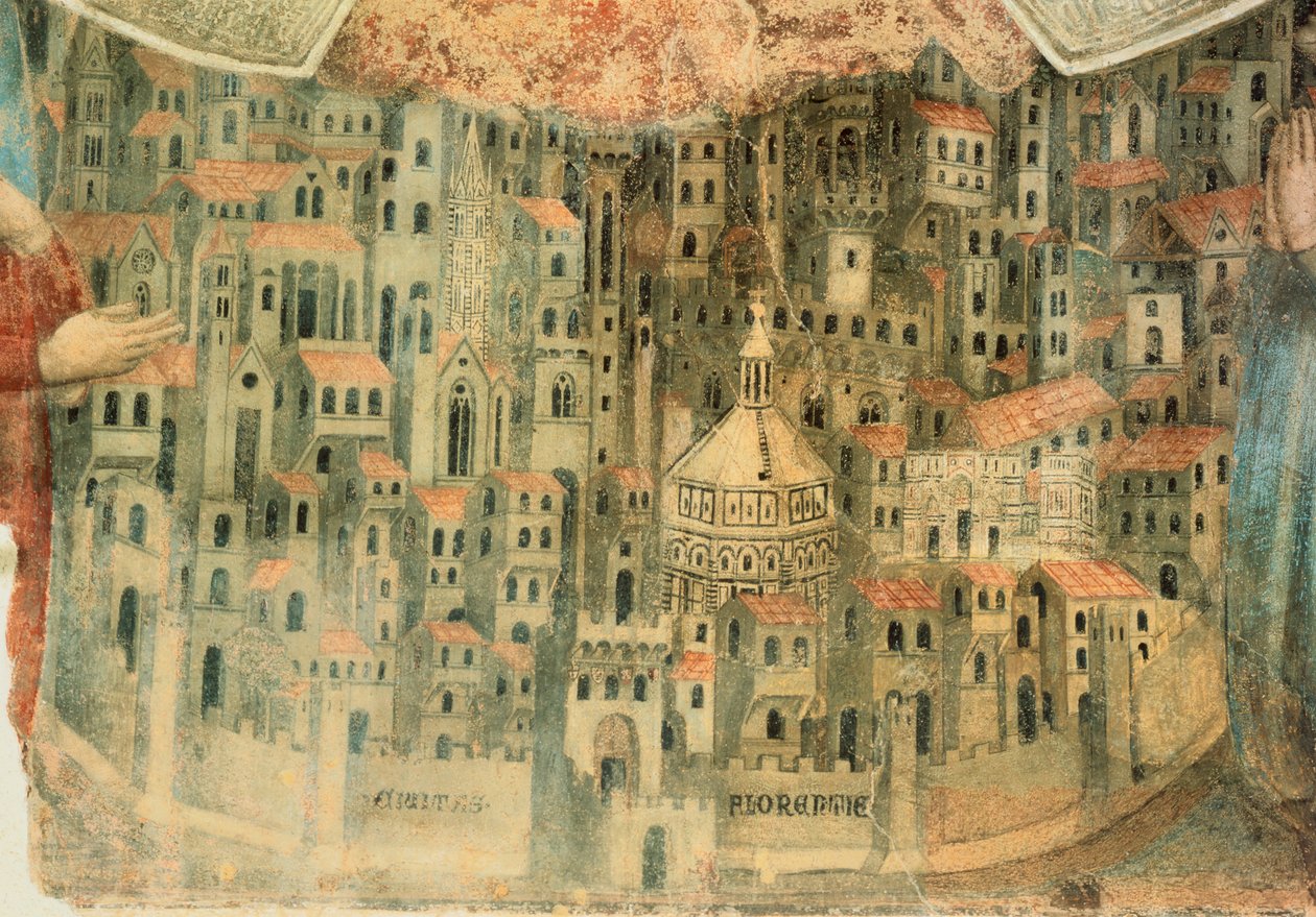 Udsigt over Firenze, detalje fra 