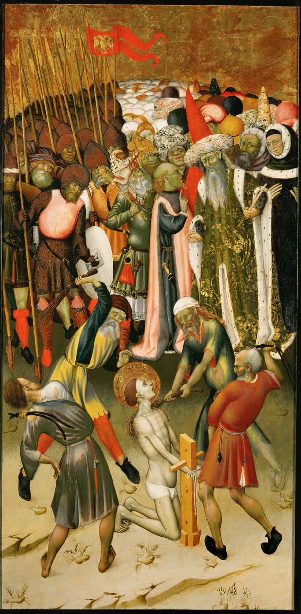 Den hellige Georgs flagellation ... af Bernardo Martorell