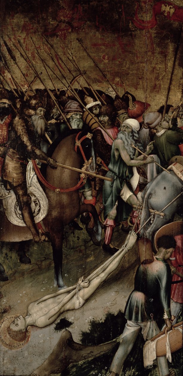 The Martyrdom of St. George, ca. 1435 (olie på panel) af Bernardo Martorell