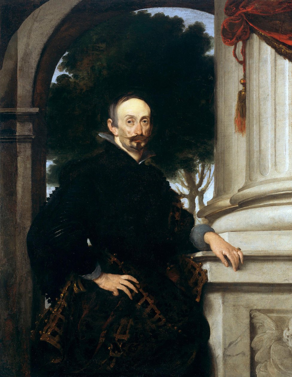 Portræt af Giovanni Battista Brignole af Bernardo Strozzi