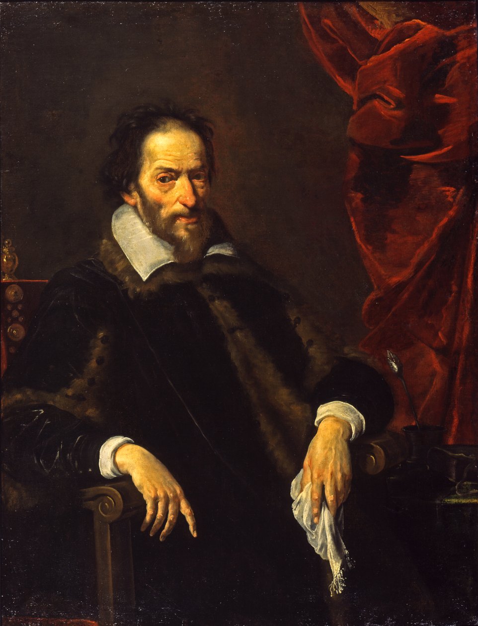 Portræt af en gentleman, ca. 1625-1632 af Bernardo Strozzi