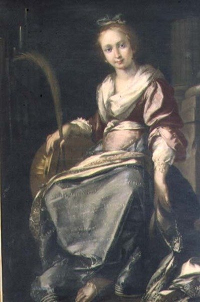 St. Cecilia af Bernardo Strozzi