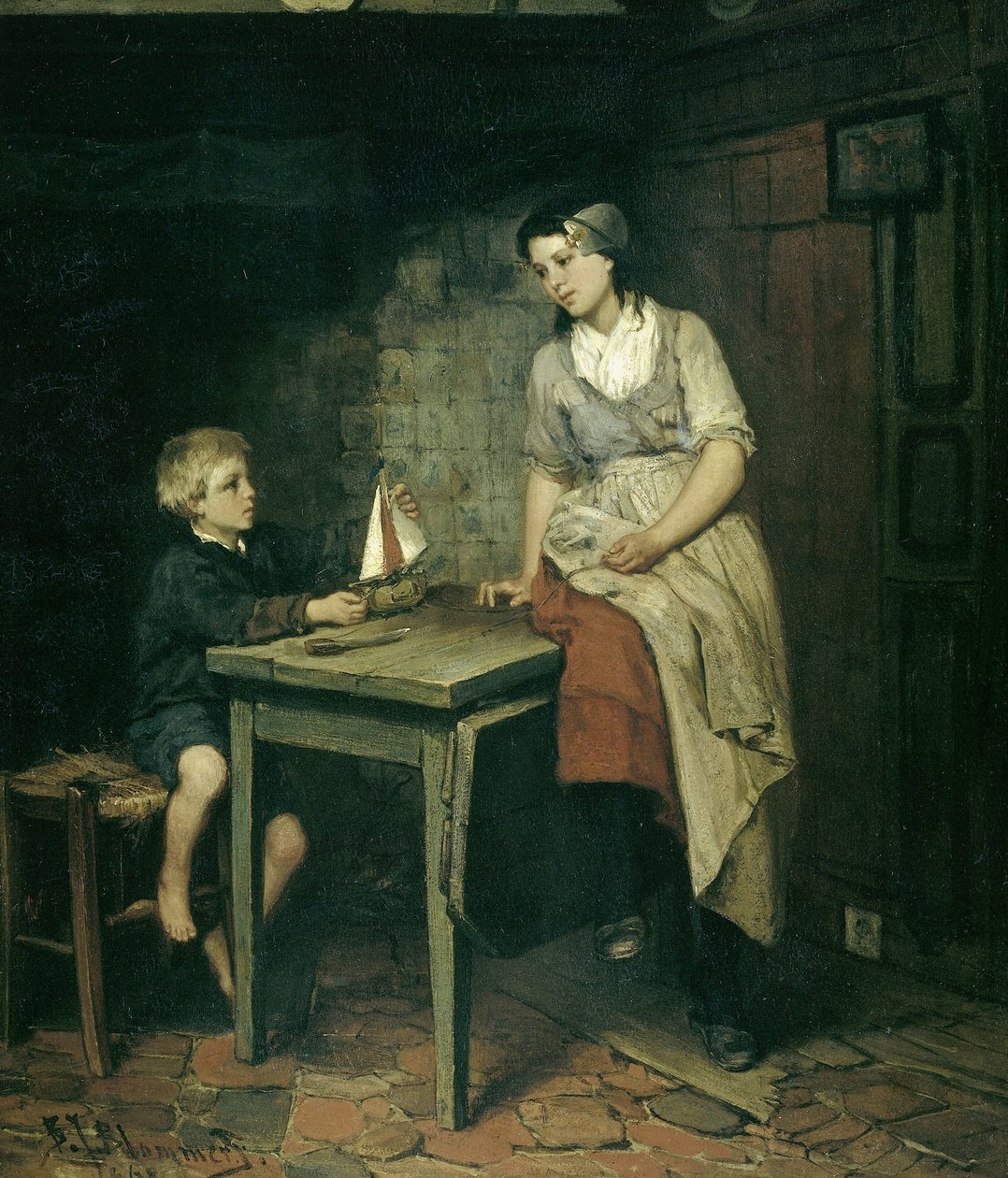 Fiskernes Børn af Bernardus Johannes Blommers