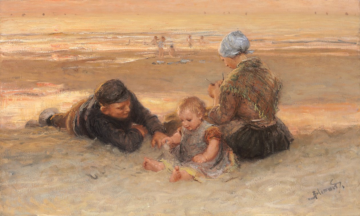 Den lykkelige familie af Bernardus Johannes Blommers or Bloomers