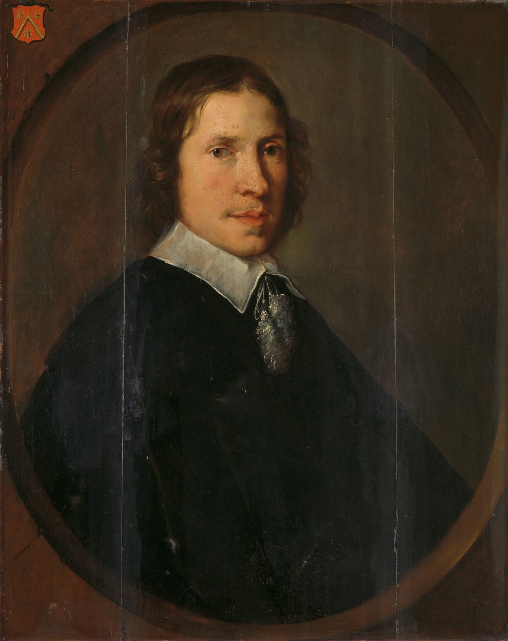 Portræt af François Leydecker, borgmester i Tholen af Bernardus Swaerdecroon