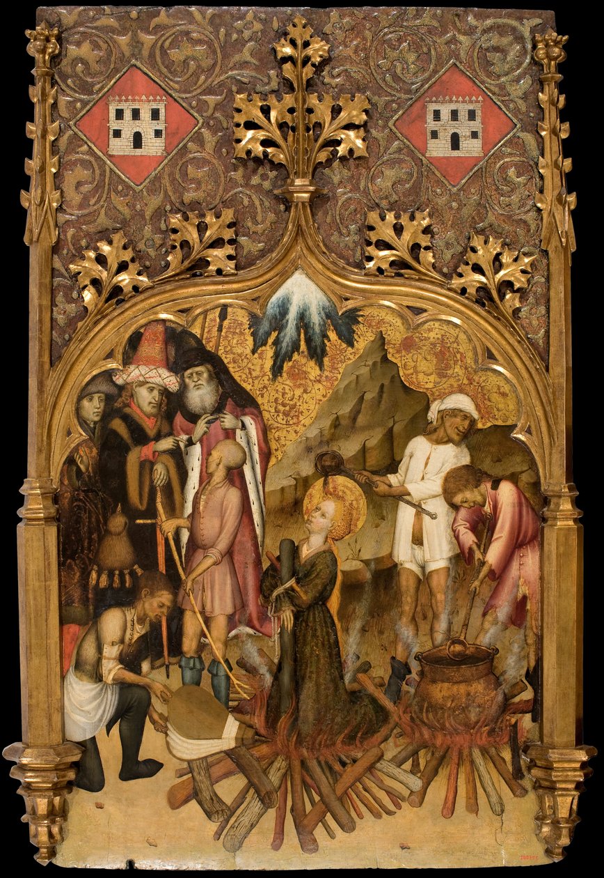 Martyrium af Saint Lucy af Bernat Martorell