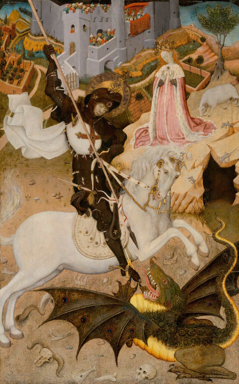 Sankt Georg og dragen, 143435. af Bernat Martorell