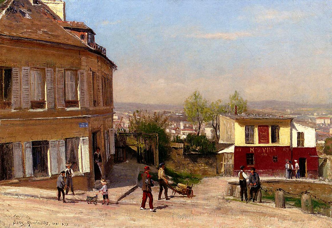 Montmartre, 1875 af Berndt Lindholm