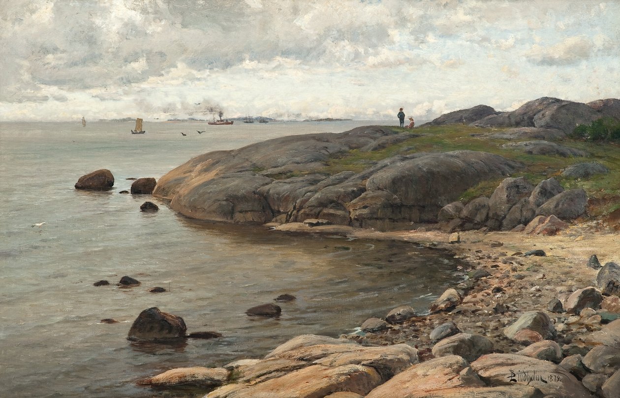 Udsigt til kysten af Berndt Lindholm