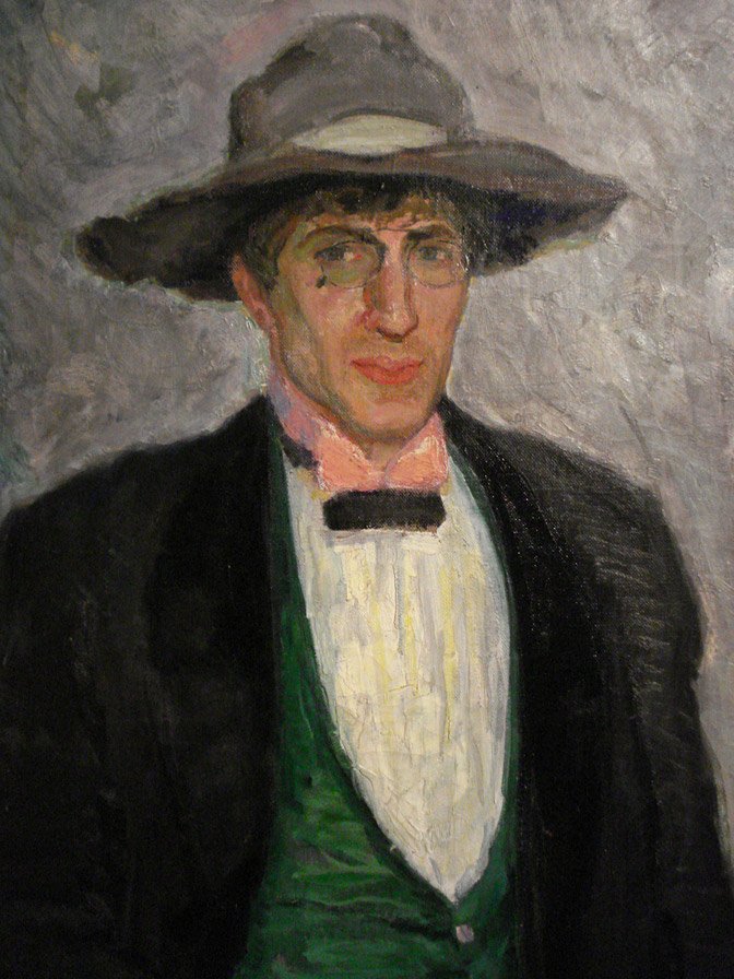 Portrait of Nikolai Astrup af Bernhard Folkestad