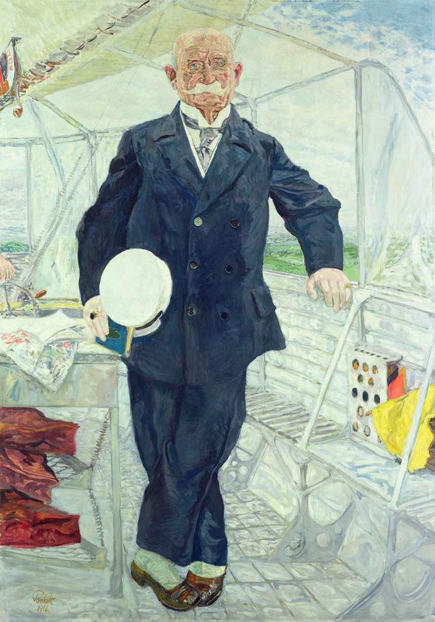 Grev Zeppelin (1838-1917) 1914 af Bernhard Pankok