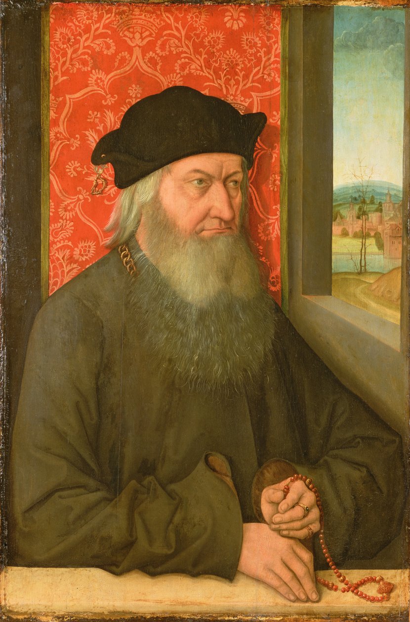 Portræt af en adelsmand af Bernhard Strigel