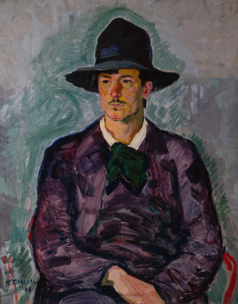 Maleren Theodor Laurey af Bernhard Dorotheus Folkestad