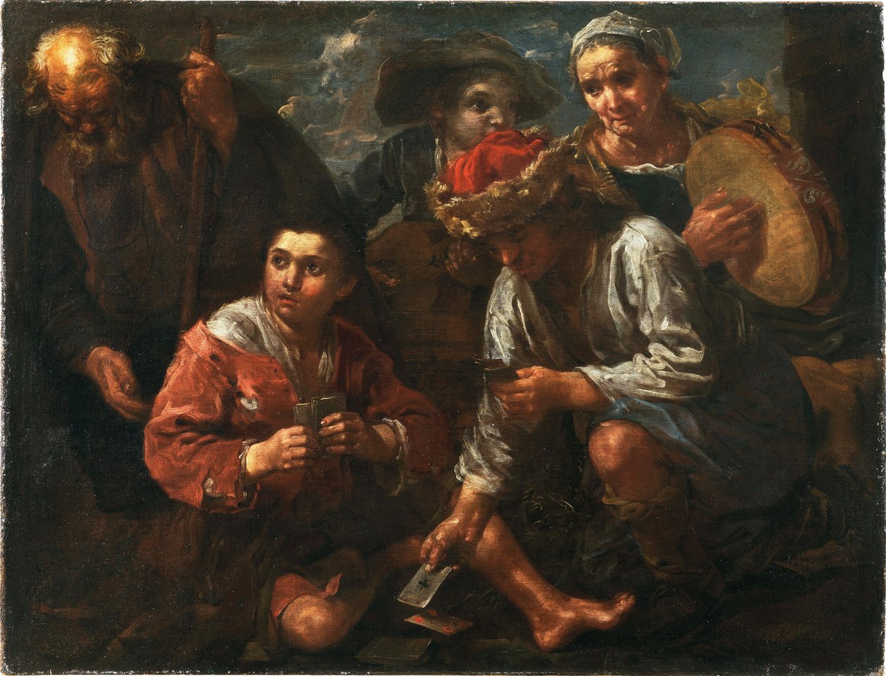Kortspillere af Bernhard Keil