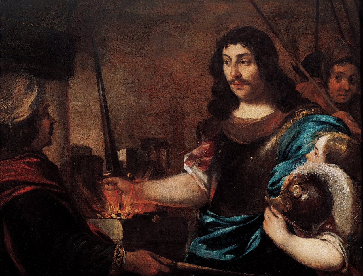 Caius Mucius Scaevolas heltemod af Bernhard Keil