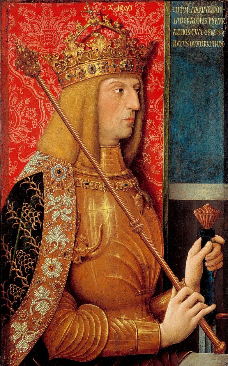 Portræt af kejser Maximilian I 1459-1519 af Bernhard Strigel