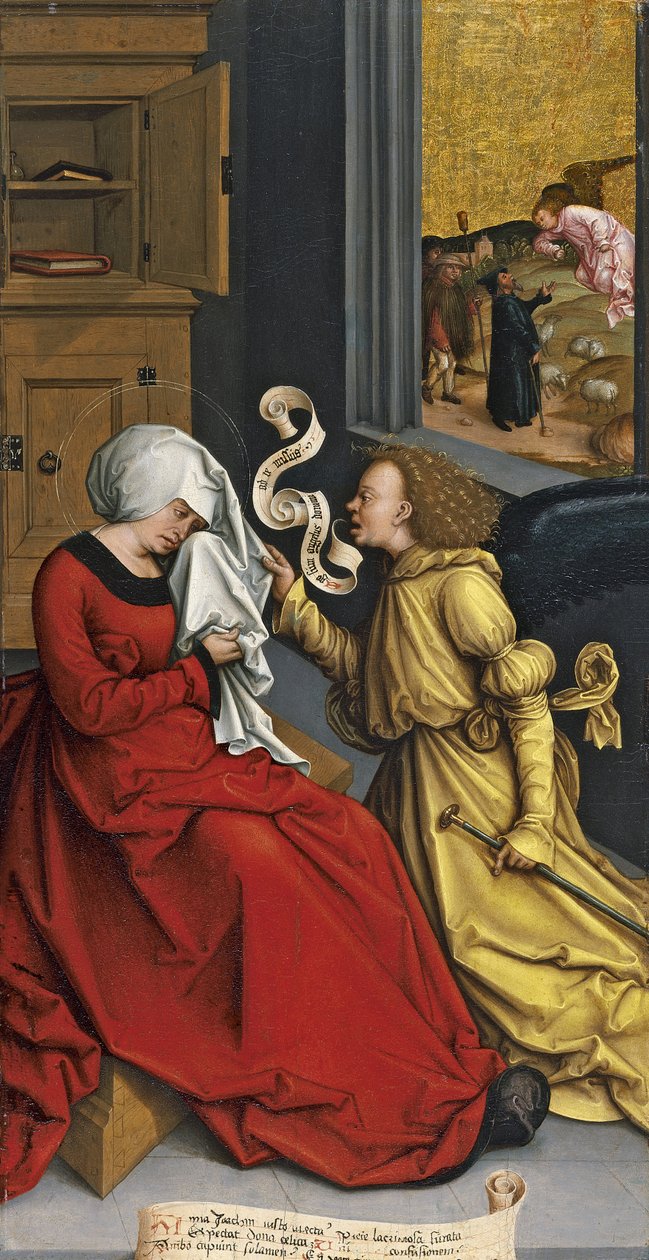Bebudelsen til Sankt Anne, ca. 1505-1510 af Bernhard Strigel