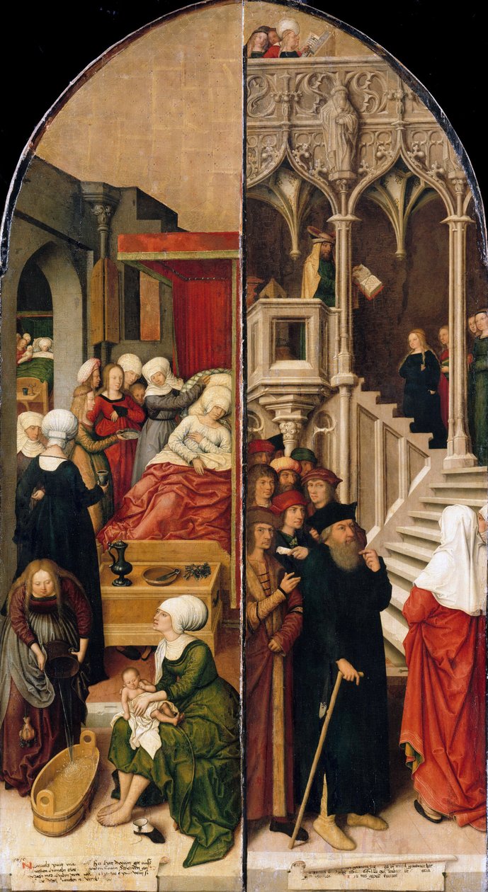 The Schussenried Alter Wings, 1500-tallet af Bernhard Strigel