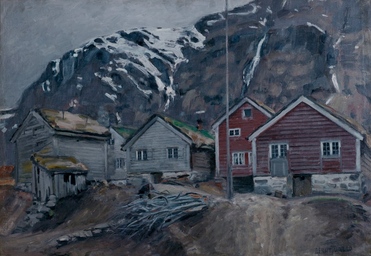 Gamle Huse i Hyen af Bernt Wilhelm Tunold