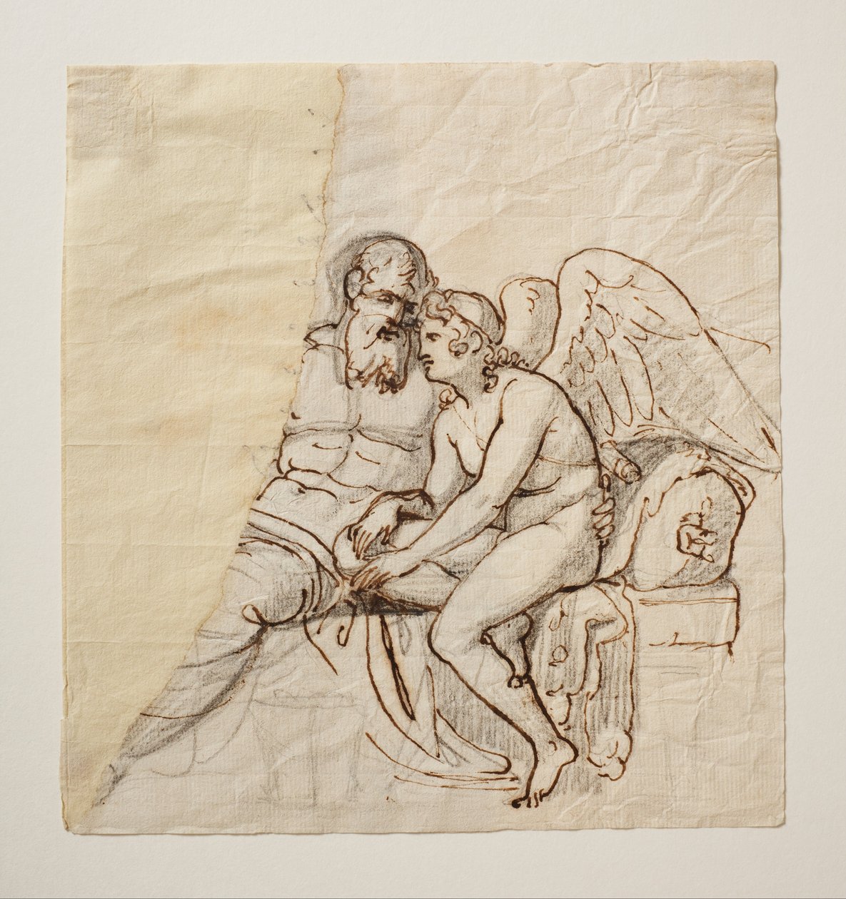 Amor og Anacreon af Bertel Thorvaldsen