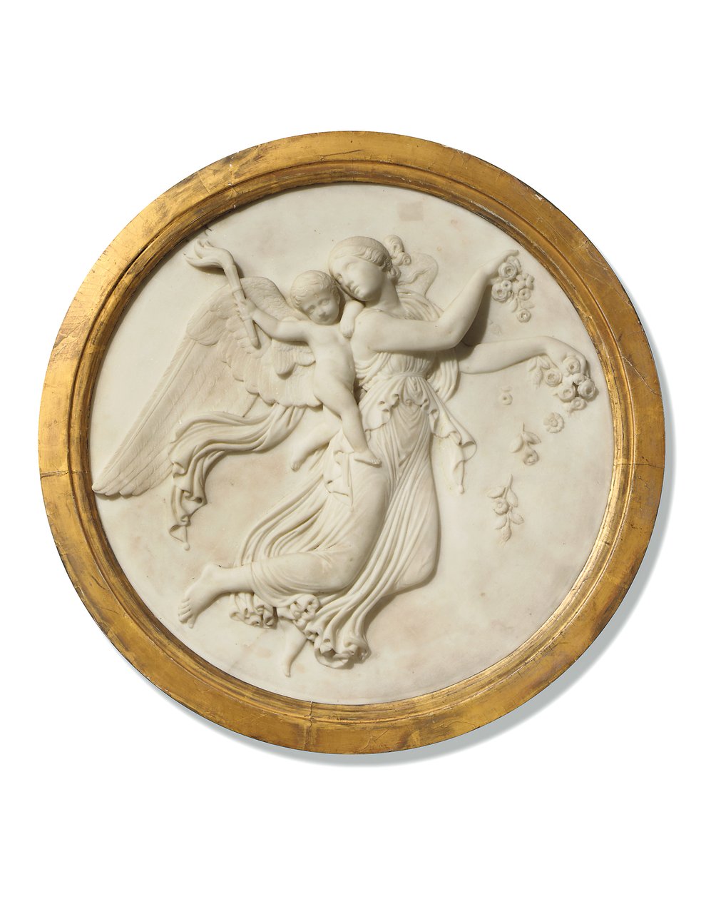 Basrelief-rundel af 