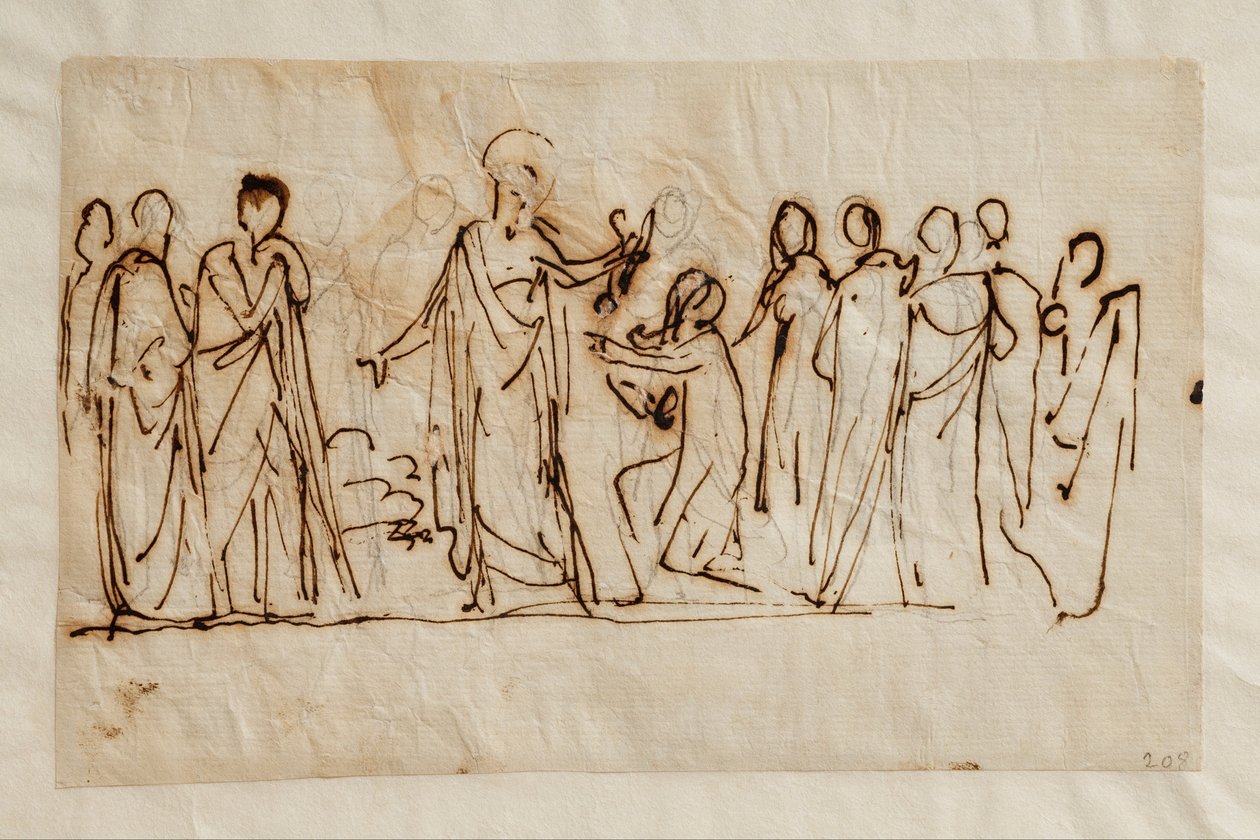 Kristus, der giver nøglerne til St. Peter af Bertel Thorvaldsen