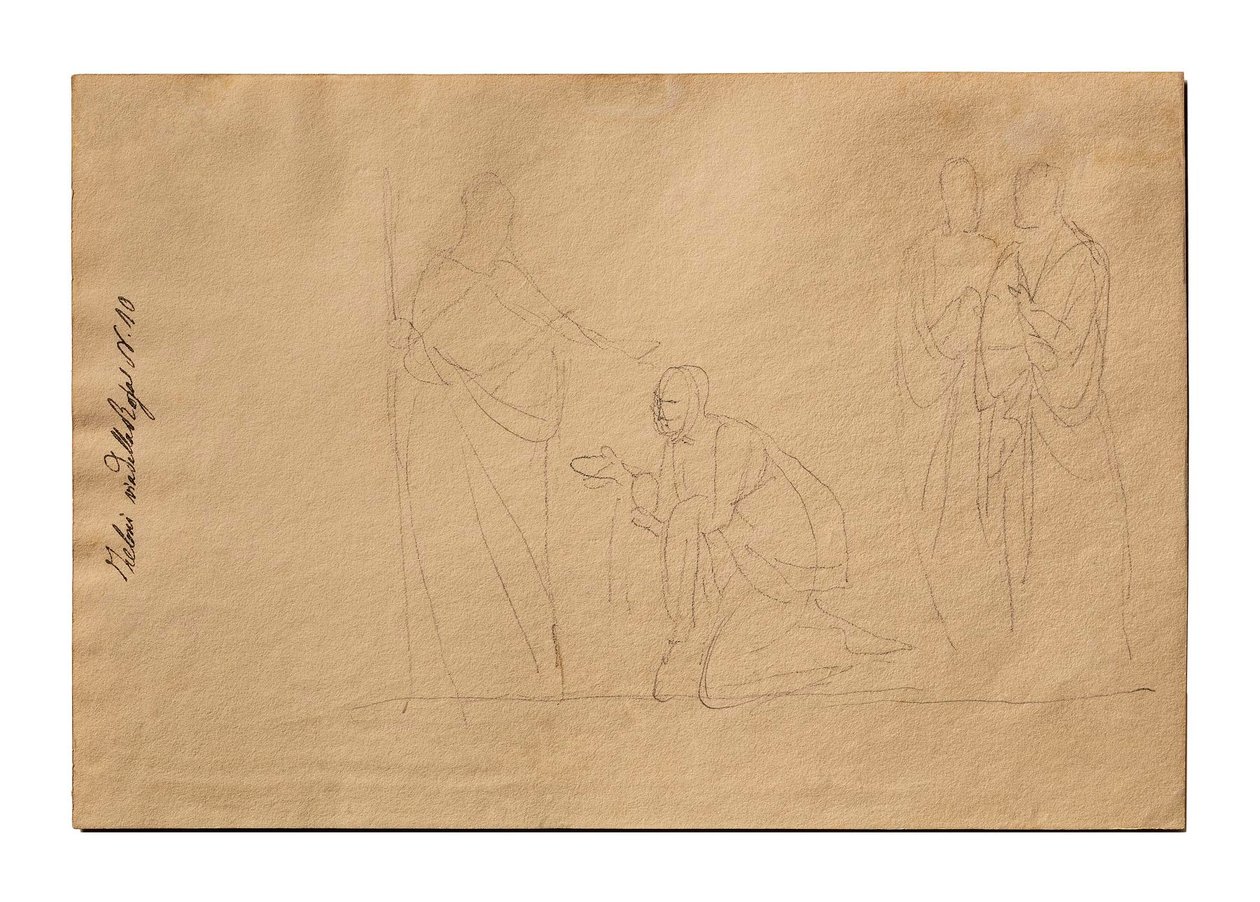 Christus und die kanaanäische Frau af Bertel Thorvaldsen
