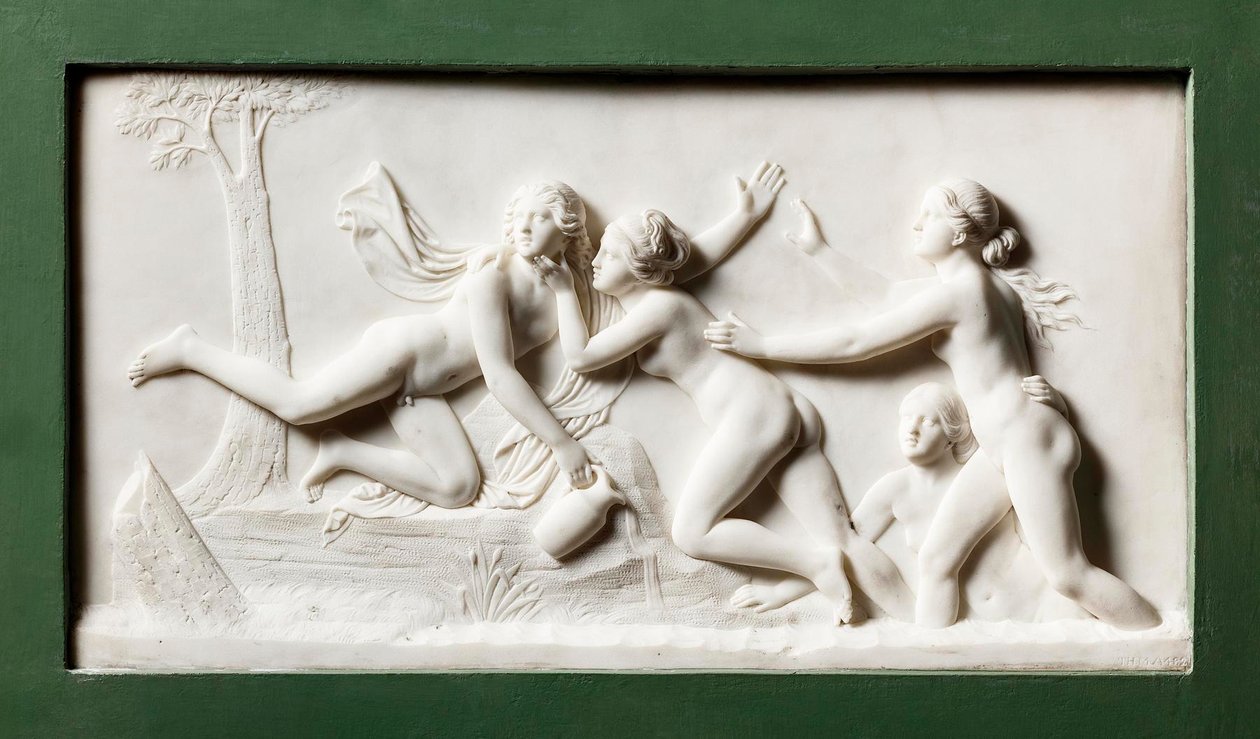 Hylas bortført af flodnymfer af Bertel Thorvaldsen