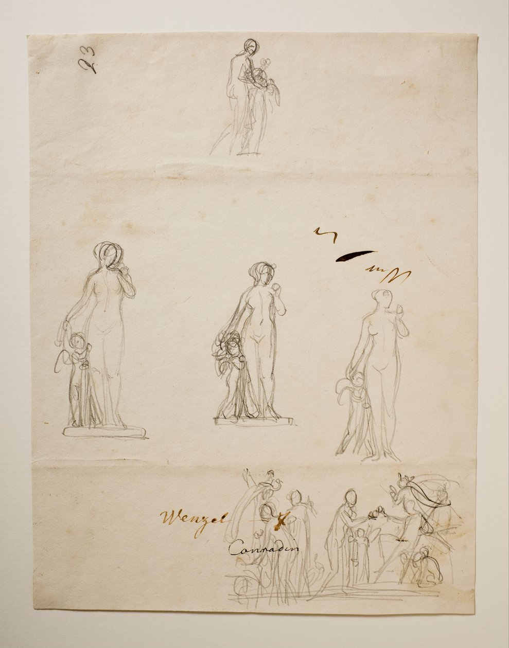 Paris og de tre gudinder. Venus og Amor af Bertel Thorvaldsen