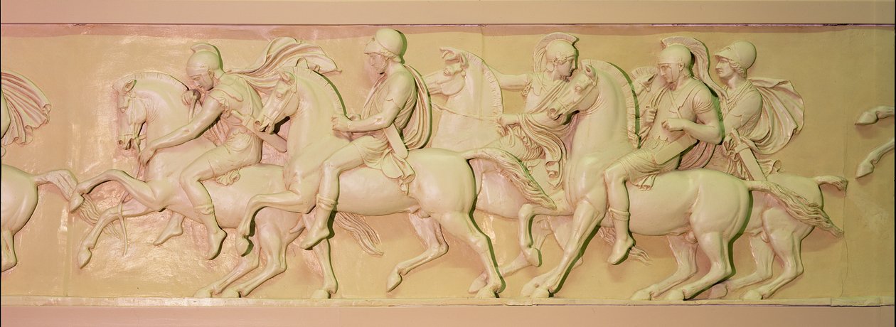 Alexander den Stores triumf 356-323 f.Kr. detalje af en frisegips af Bertel Thorvaldsen